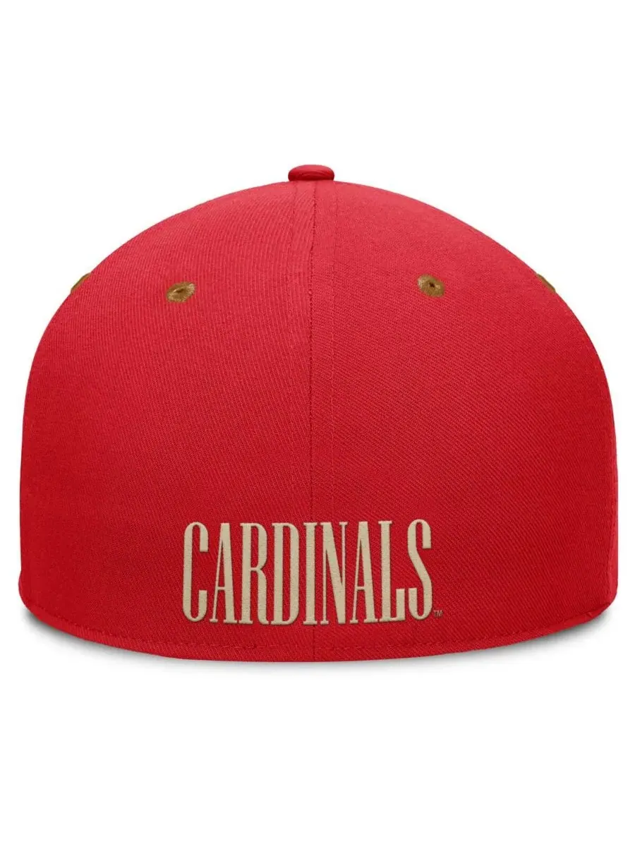 Fanatics Мужская красно-коричневая бейсболка Louisville Cardinals NoBo Fitted Hat — изображение 4 из 4, красный коричневый