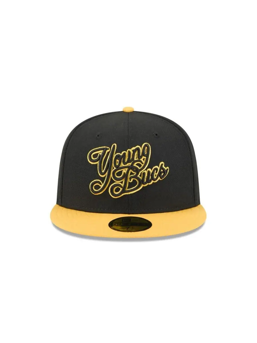 New Era Мужская черная бейсболка Indianapolis Indians Theme Nights 59FIFTY — изображение 2 из 4, черный