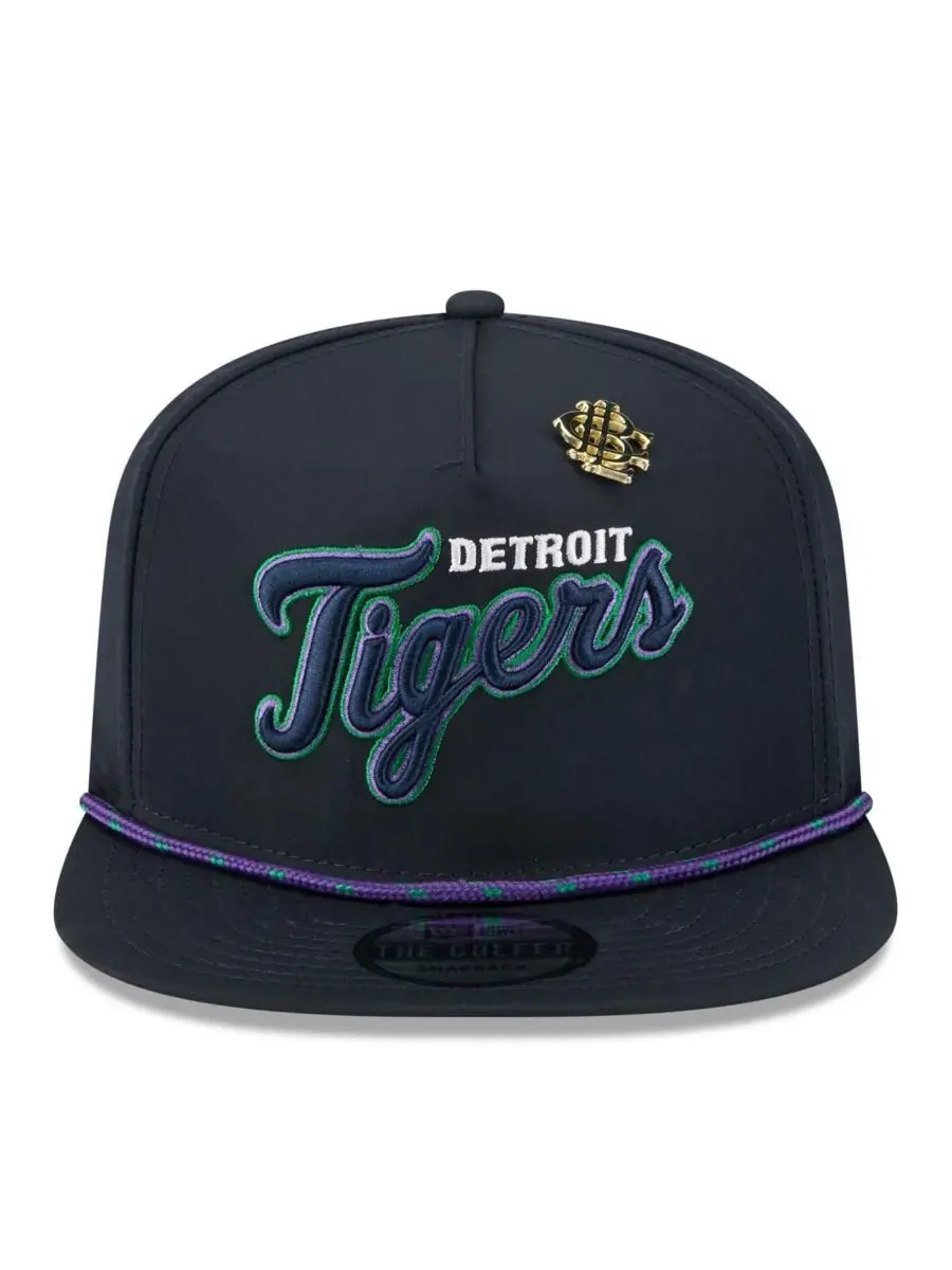 New Era Мужская темно-синяя бейсболка Detroit Tigers 2025 Big League Chew Golfer Snapback — изображение 2 из 4, темно-синий