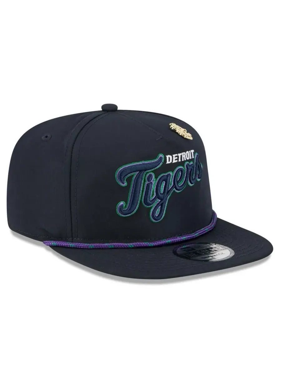 New Era Мужская темно-синяя бейсболка Detroit Tigers 2025 Big League Chew Golfer Snapback — изображение 3 из 4, темно-синий