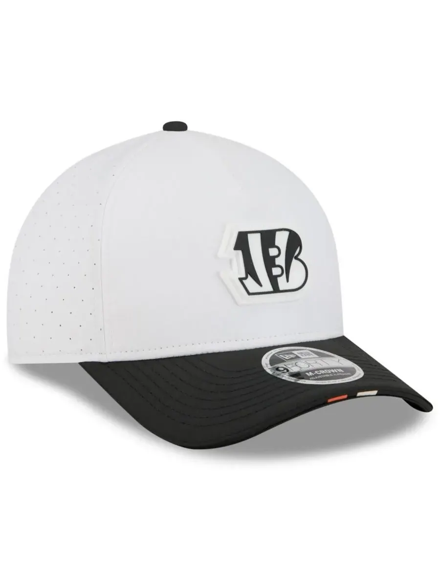 New Era Детская бейсболка Big Boys and Girls White/Black Cincinnati Bengals 2025 NFL Training Camp — изображение 3 из 4