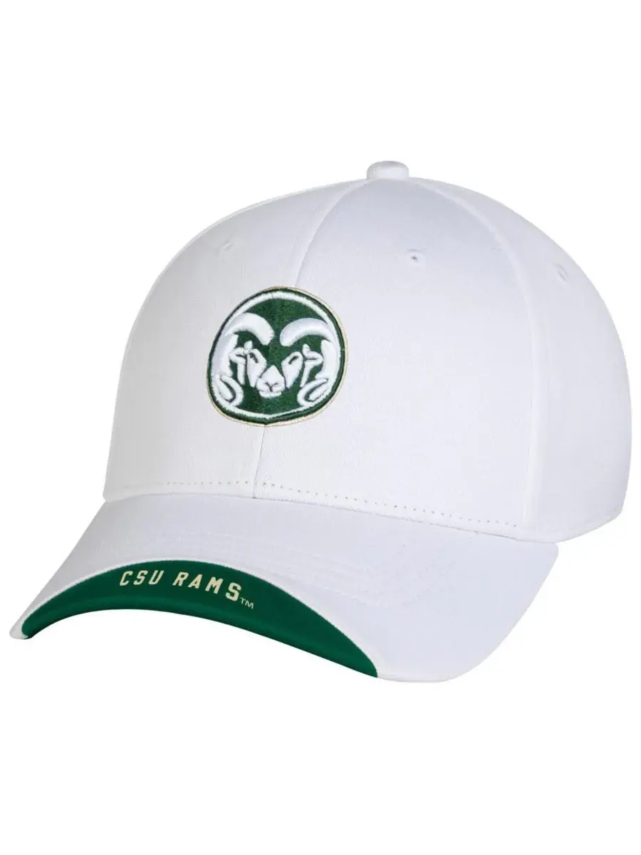 Under Armour Мужская белая кепка Colorado State Rams Sideline Blitzing Accent Flex Hat — изображение 1 из 2, белый
