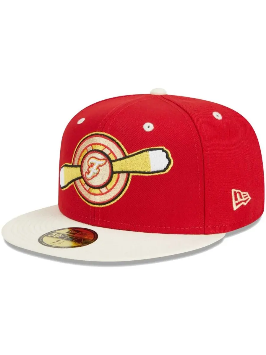 New Era Мужская красная кепка Winston-Salem Dash Theme Nights Flight 59FIFTY — изображение 1 из 4, красный