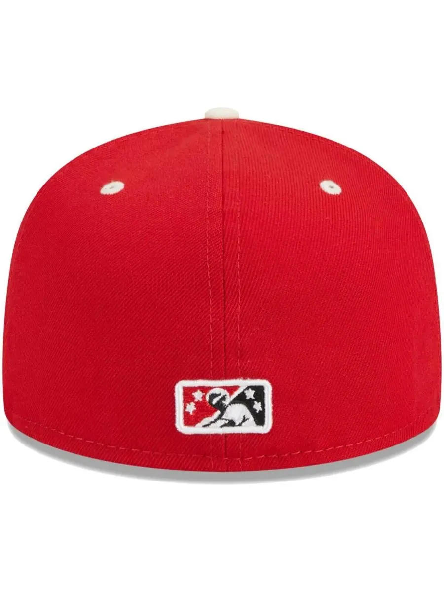 New Era Мужская красная кепка Winston-Salem Dash Theme Nights Flight 59FIFTY — изображение 3 из 4, красный