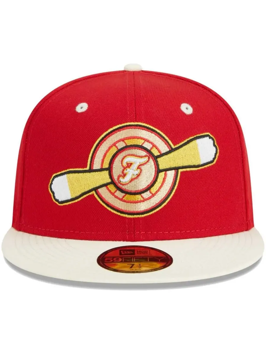New Era Мужская красная кепка Winston-Salem Dash Theme Nights Flight 59FIFTY — изображение 4 из 4, красный