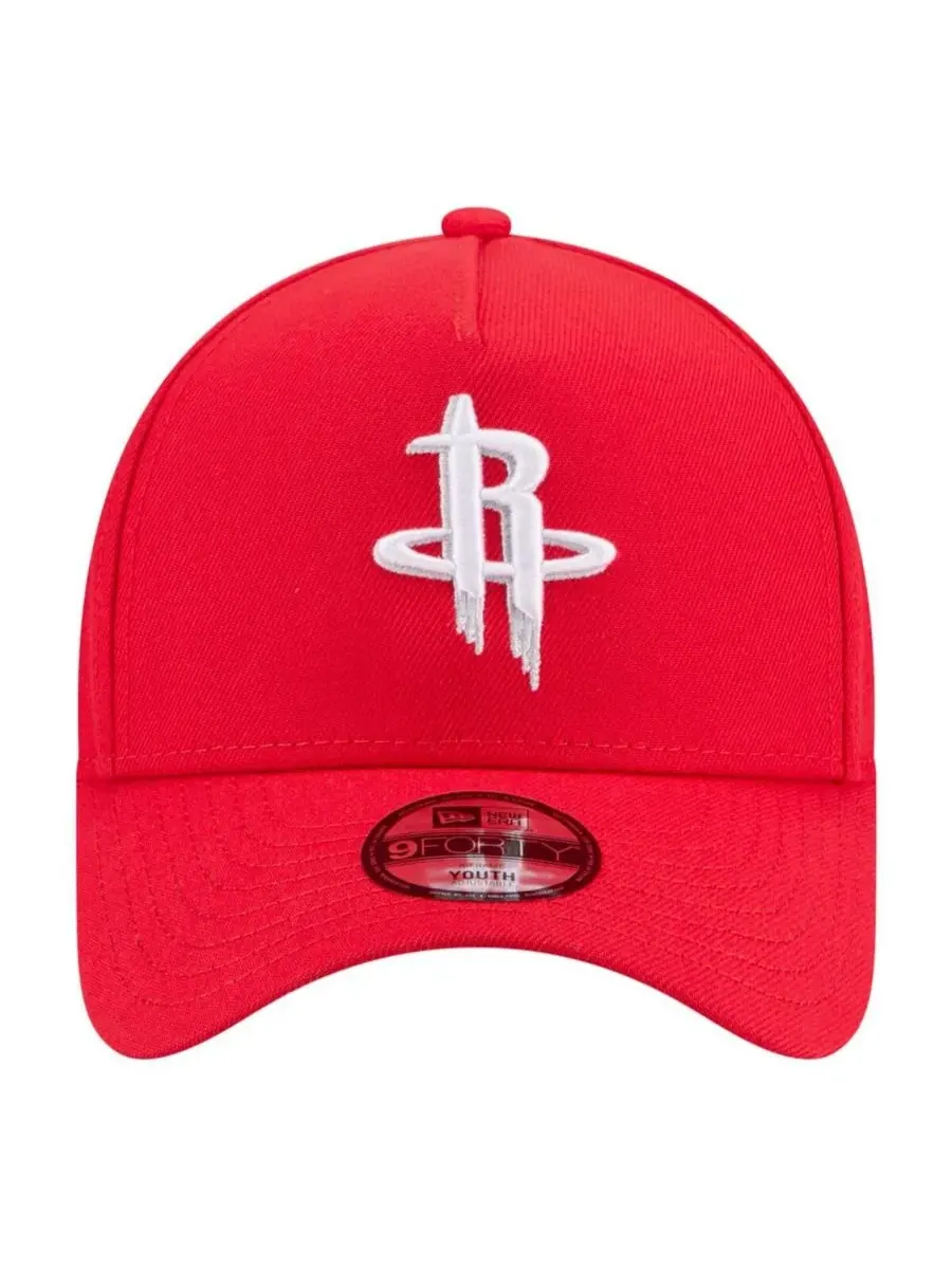 Детская бейсболка Houston Rockets 9FORTY A-Frame с регулируемой высотой, красная, для мальчиков и — изображение 2 из 5