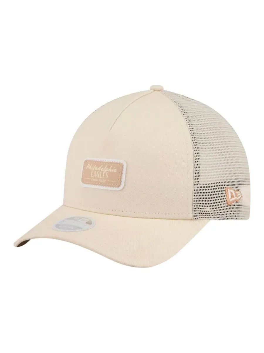 Кепка-тракер с тональной нашивкой команды, модель Tonal Patch M-Crown A-Frame 9FORTY New Era — изображение 1 из 7, бежевый
