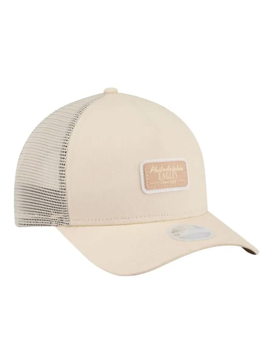 Кепка-тракер с тональной нашивкой команды, модель Tonal Patch M-Crown A-Frame 9FORTY New Era — изображение 3 из 7, бежевый