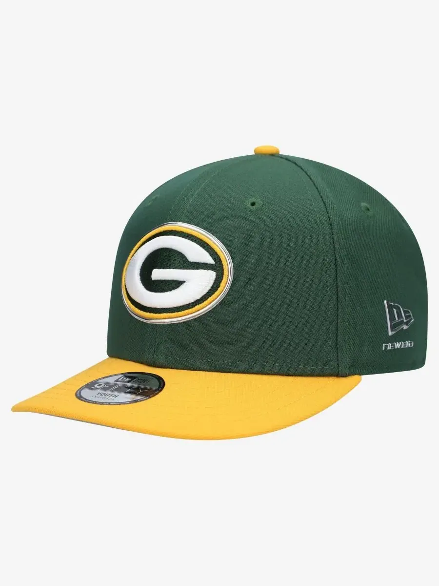 Кепка-снапбек Green Bay Packers 2026 NFL Draft Pre-Curved 9FIFTY New Era — изображение 1 из 5, зеленый золотистый