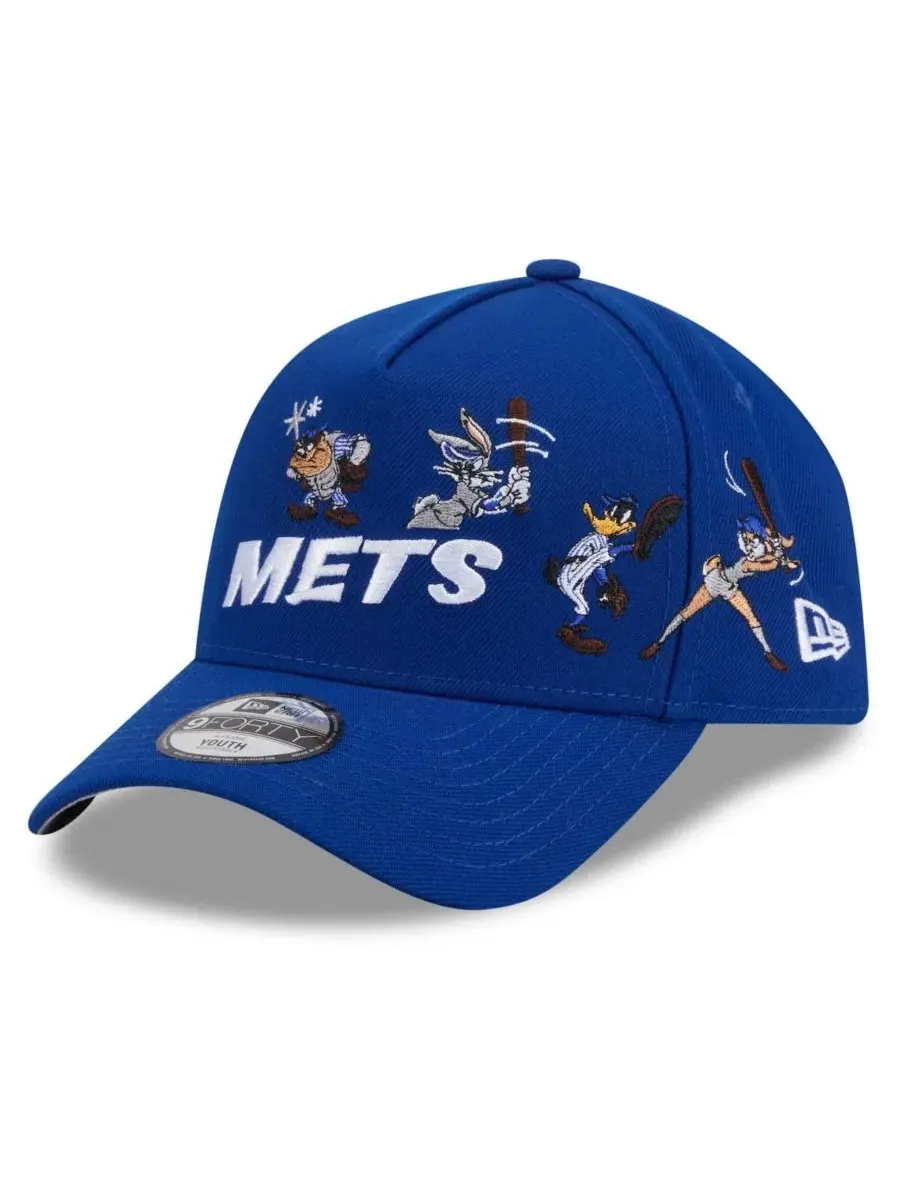 Кепка A-Frame 9FORTY New York Mets Looney Tunes New Era — изображение 3 из 4, королевский