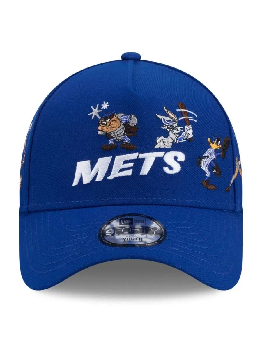 Кепка A-Frame 9FORTY New York Mets Looney Tunes New Era — изображение 4 из 4, королевский
