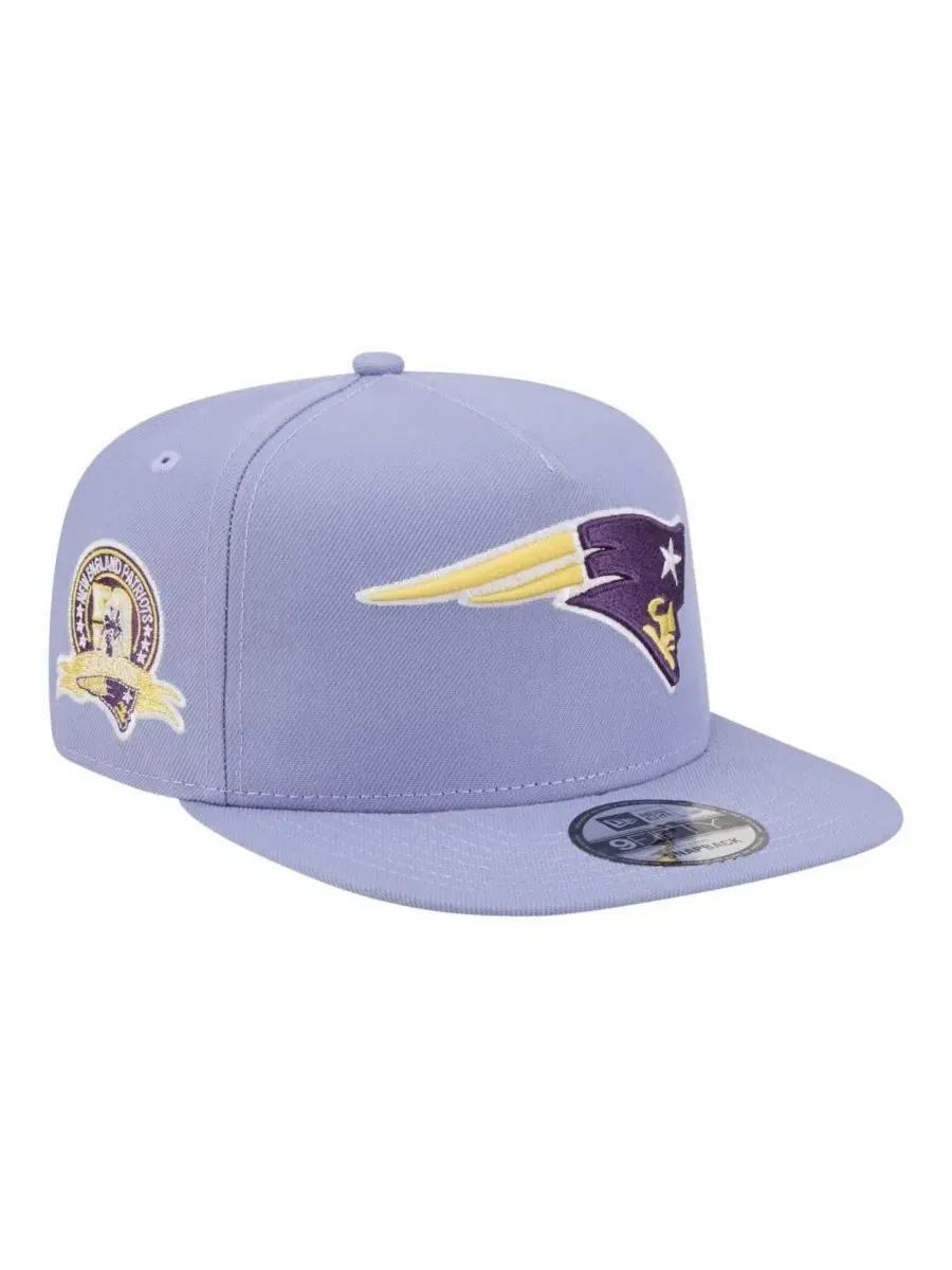 Кепка-снэпбек New Era Bloom A-Frame 9FIFTY, New England Patriots — изображение 1 из 5, фиолетовый