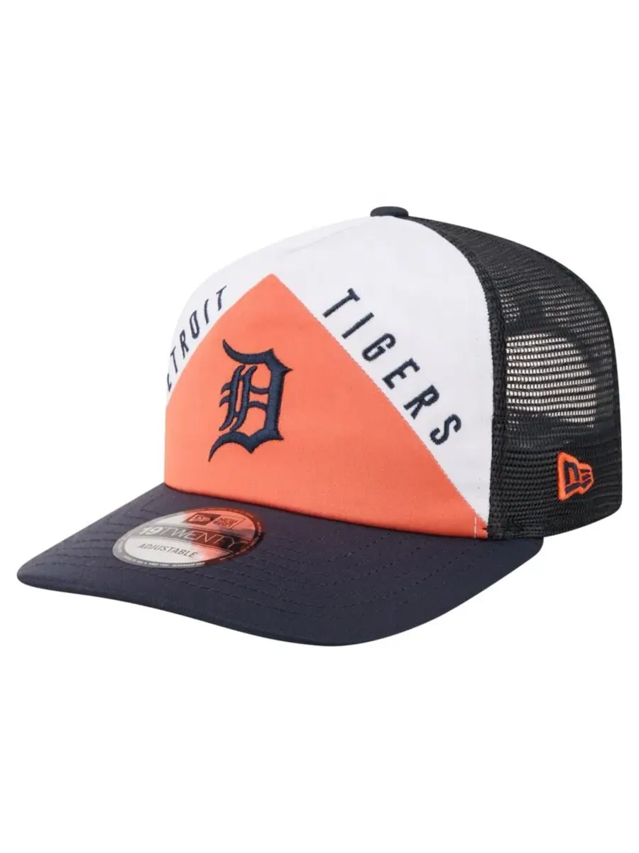 Кепка-тракер с вышивкой Detroit Tigers, модель 19TWENTY New Era — изображение 1 из 7, белый темно-синий