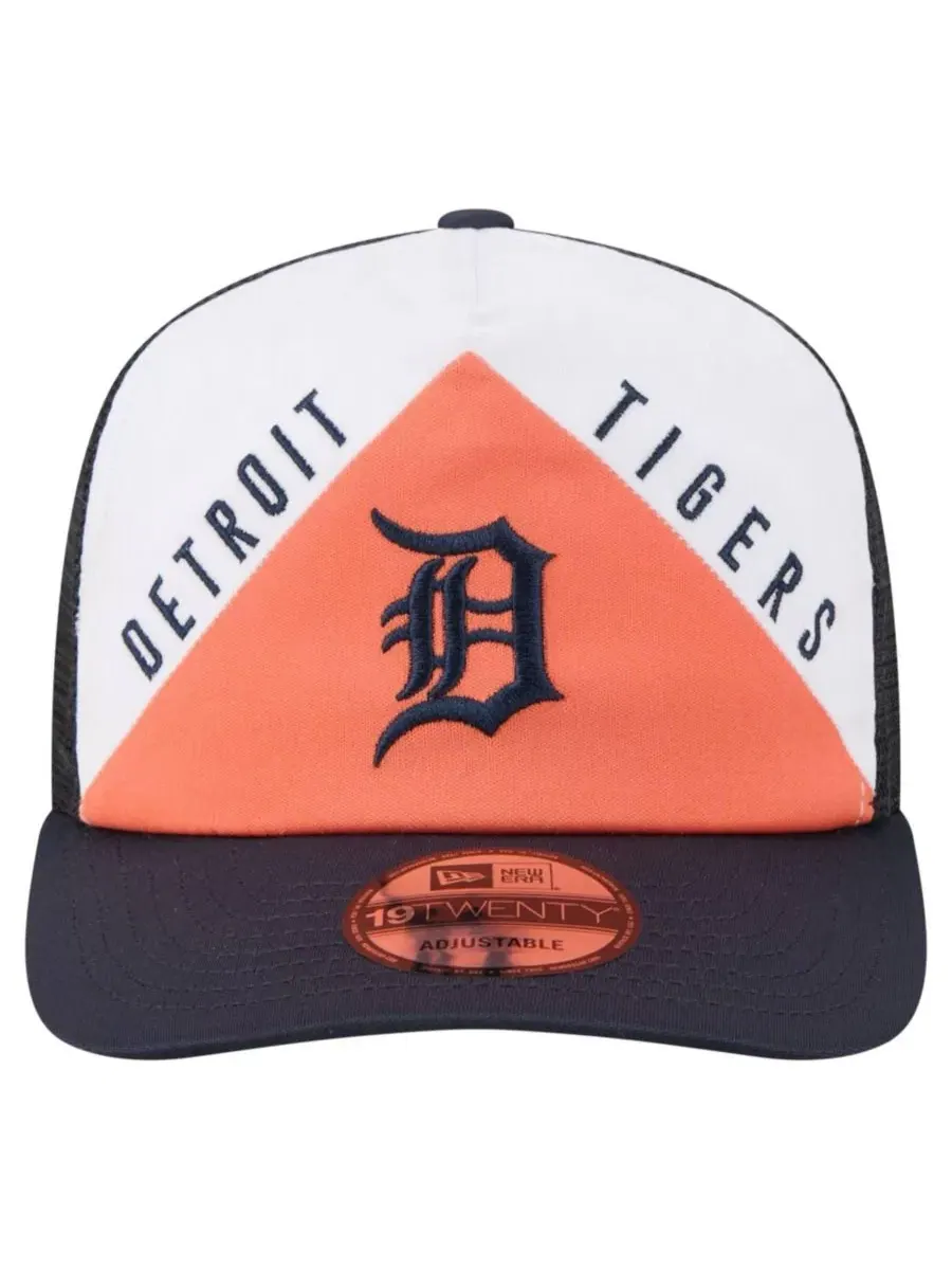 Кепка-тракер с вышивкой Detroit Tigers, модель 19TWENTY New Era — изображение 2 из 7, белый темно-синий