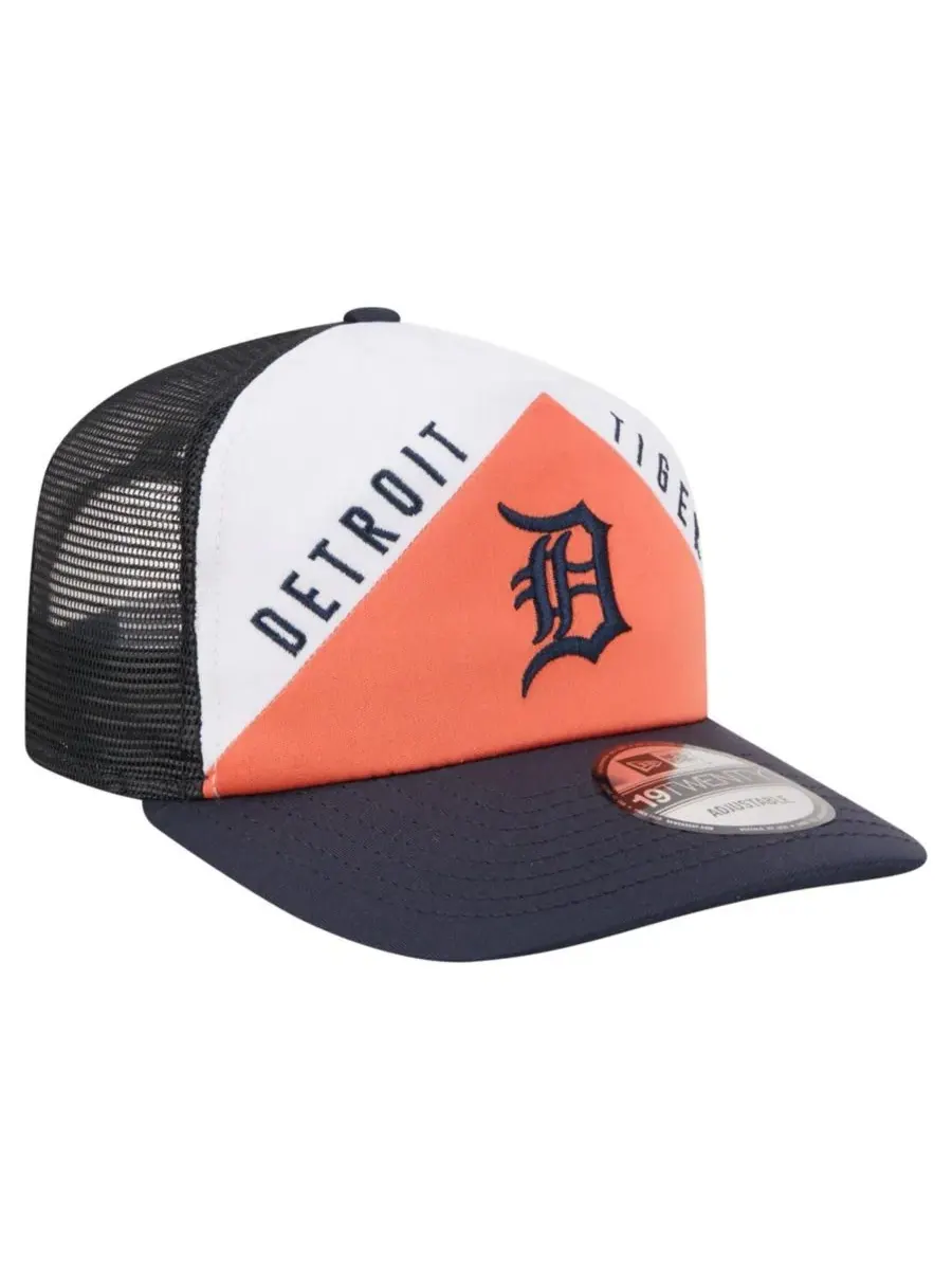 Кепка-тракер с вышивкой Detroit Tigers, модель 19TWENTY New Era — изображение 3 из 7, белый темно-синий