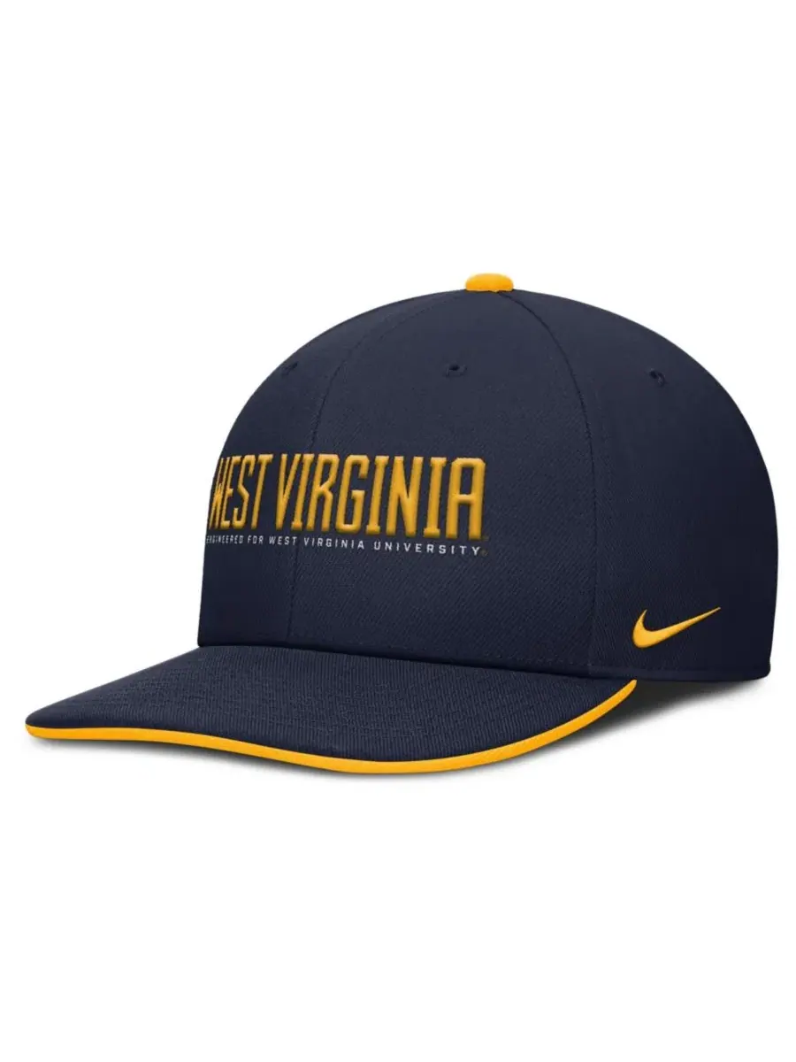 Кепка Nike с вышивкой West Virginia Mountaineers — изображение 1 из 4, темно-синий
