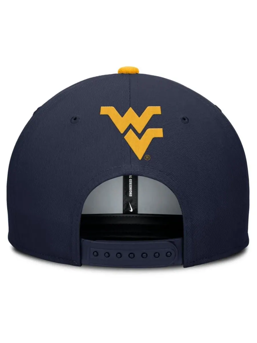 Кепка Nike с вышивкой West Virginia Mountaineers — изображение 4 из 4, темно-синий