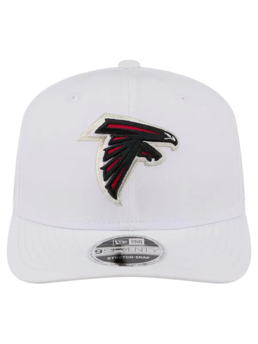 Кепка New Era 9SEVENTY с вышивкой Atlanta Falcons — изображение 5 из 5, белый