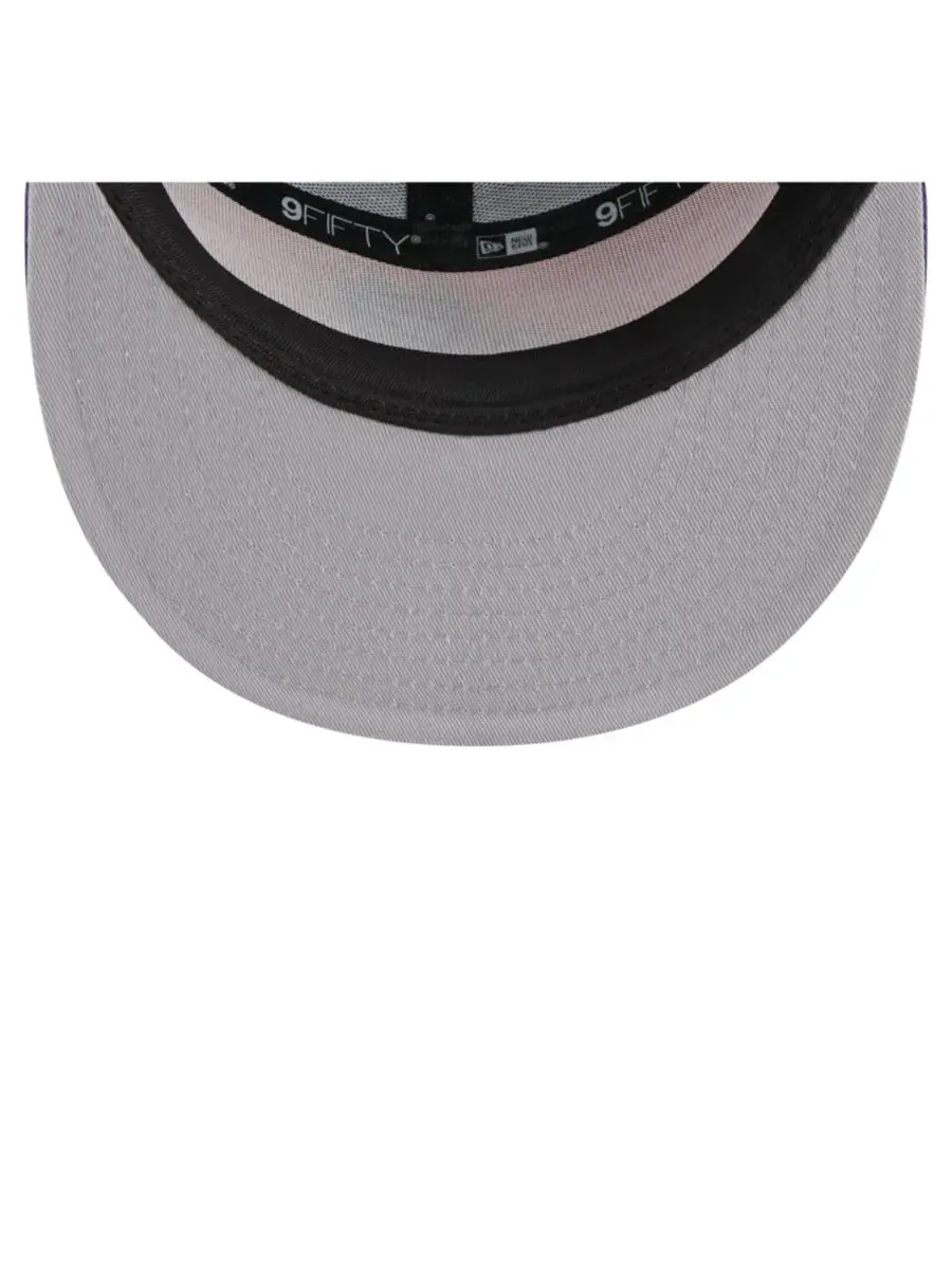 New Era Мужская оранжево-фиолетовая бейсболка Phoenix Suns Outdoor Split Panel 9FIFTY Snapback — изображение 2 из 5