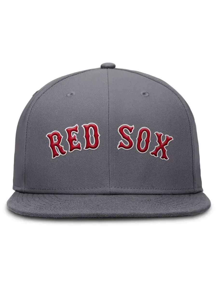Nike Мужская серая бейсболка Boston Red Sox Performance True Fitted — изображение 2 из 4, серый