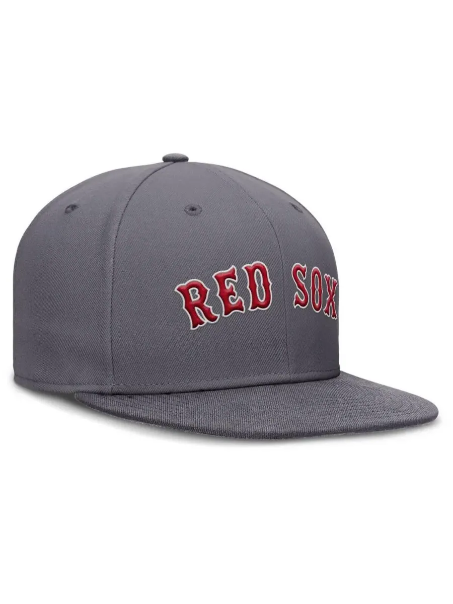 Nike Мужская серая бейсболка Boston Red Sox Performance True Fitted — изображение 3 из 4, серый