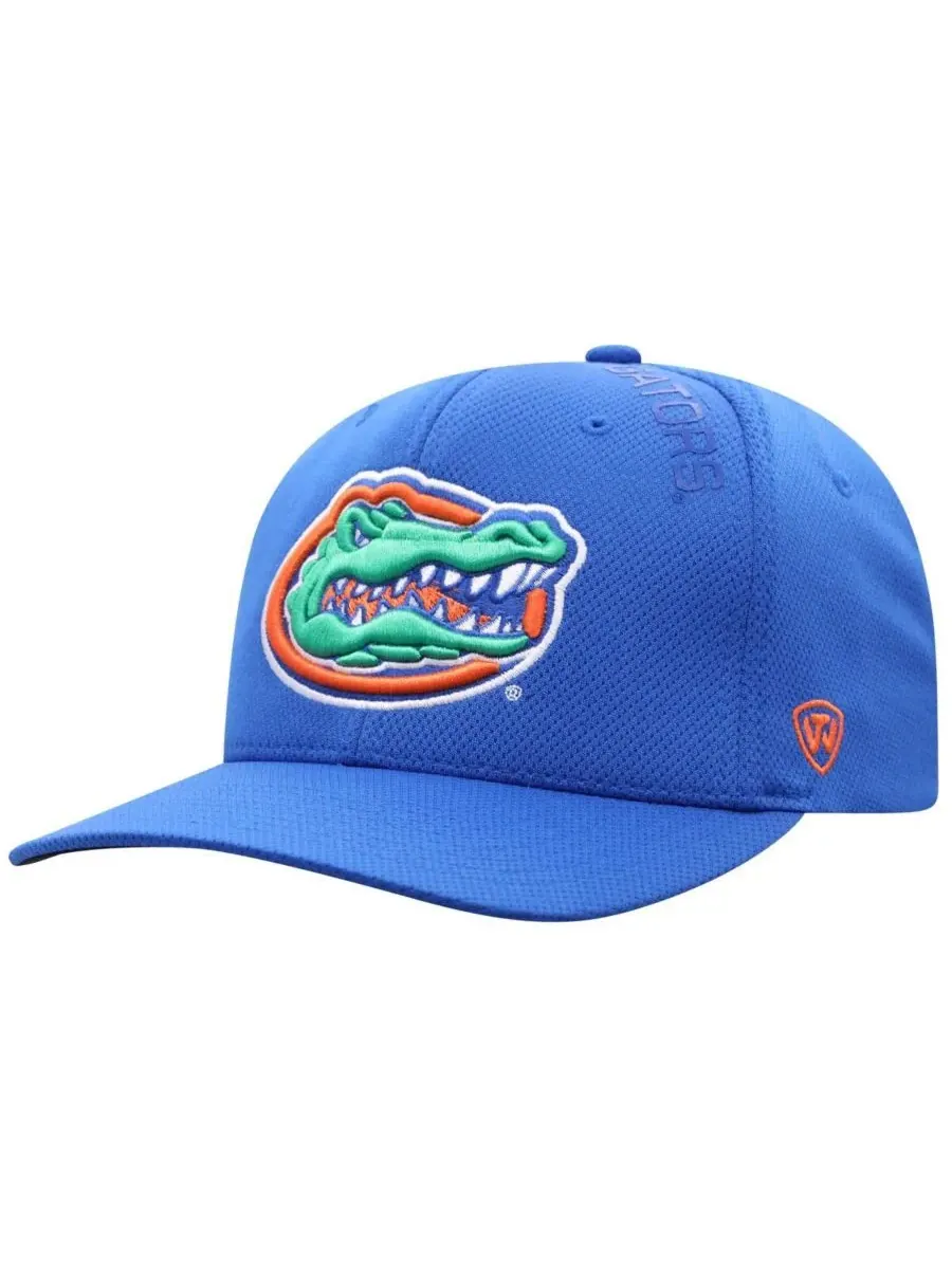 Мужская кепка Royal Florida Gators Reflex 2.0 Flex Top of the World — изображение 1 из 4, королевский