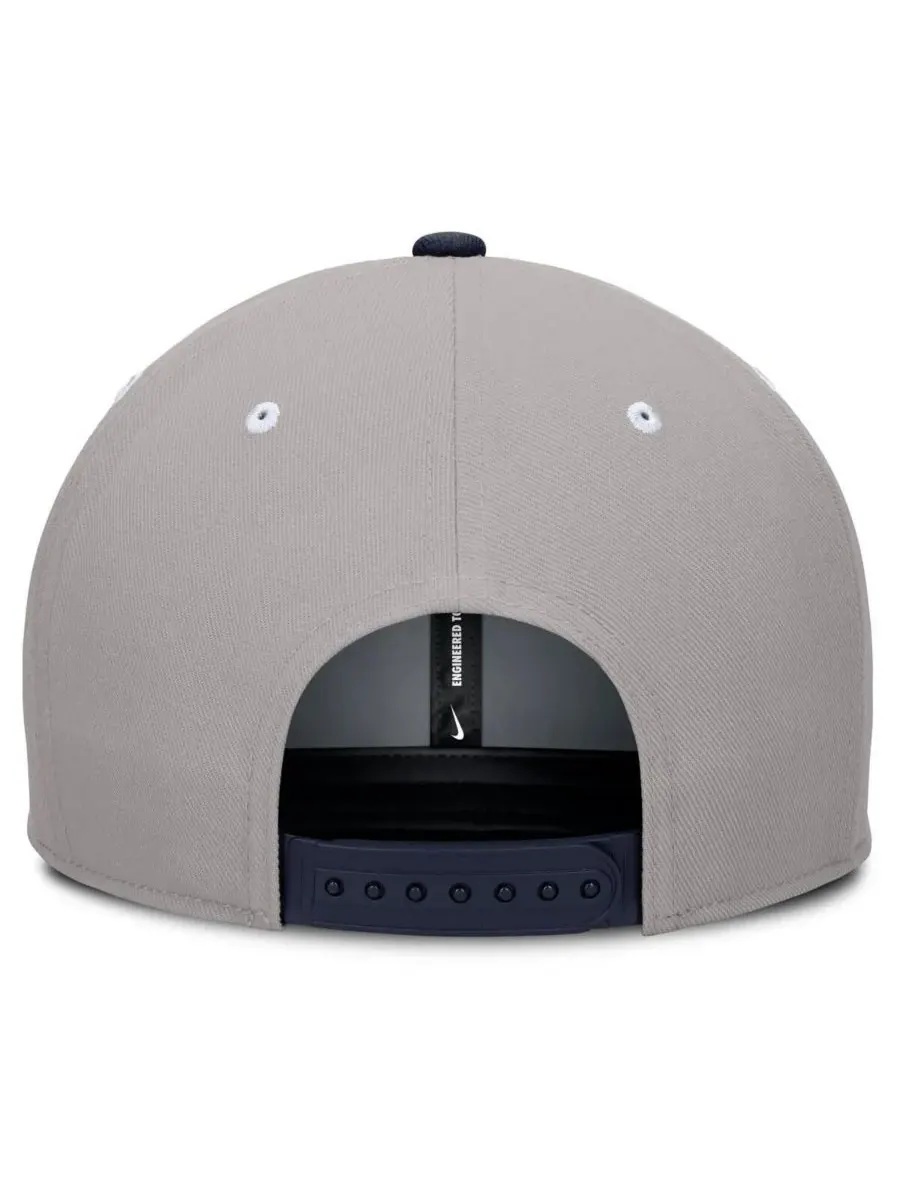 Nike Мужская бейсболка Penn State Nittany Lions Prep Pro Performance Snapback темно-синего/серого — изображение 4 из 4