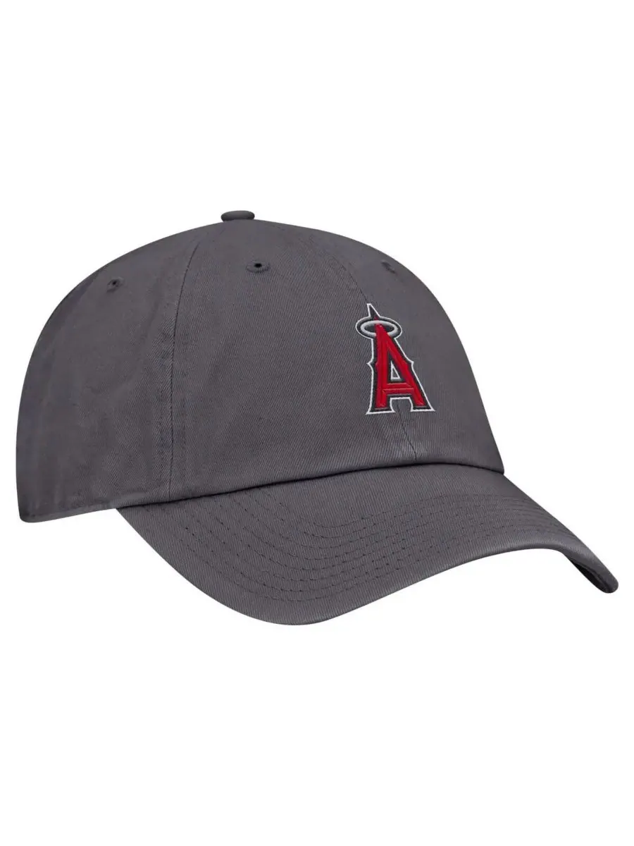 Nike Мужская серая регулируемая кепка Los Angeles Angels Club — изображение 2 из 3, серый