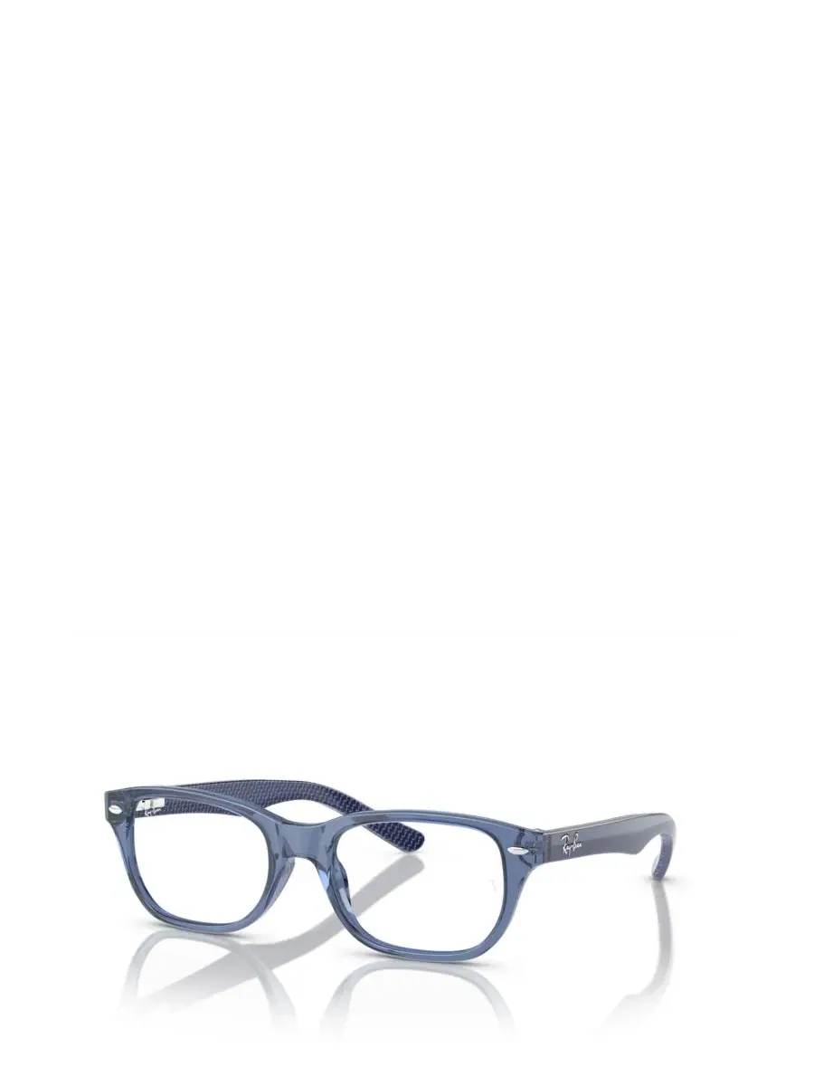 Детские квадратные очки, RB1555 Ray-Ban Jr — изображение 1 из 6, прозрачный синий