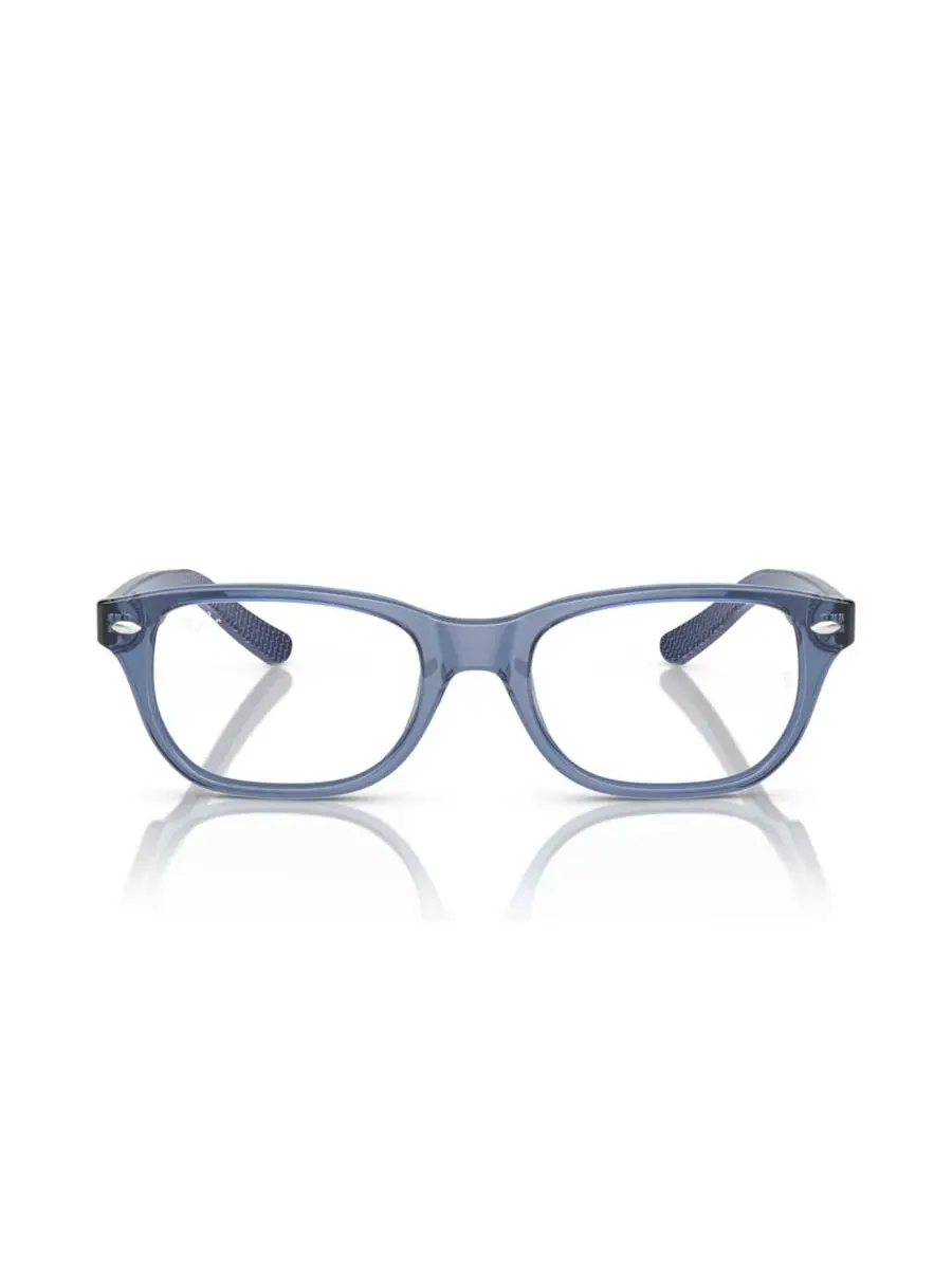 Детские квадратные очки, RB1555 Ray-Ban Jr — изображение 2 из 6, прозрачный синий