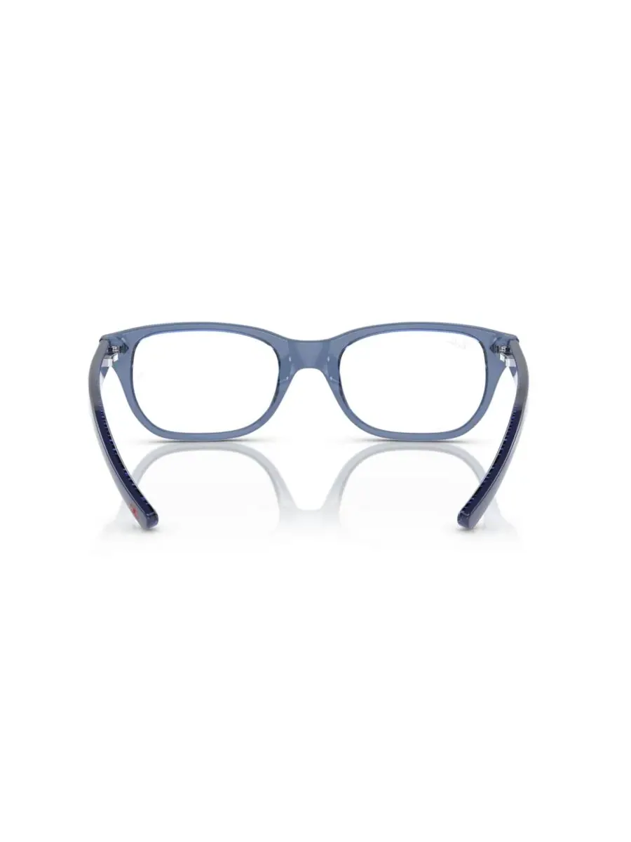 Детские квадратные очки, RB1555 Ray-Ban Jr — изображение 4 из 6, прозрачный синий