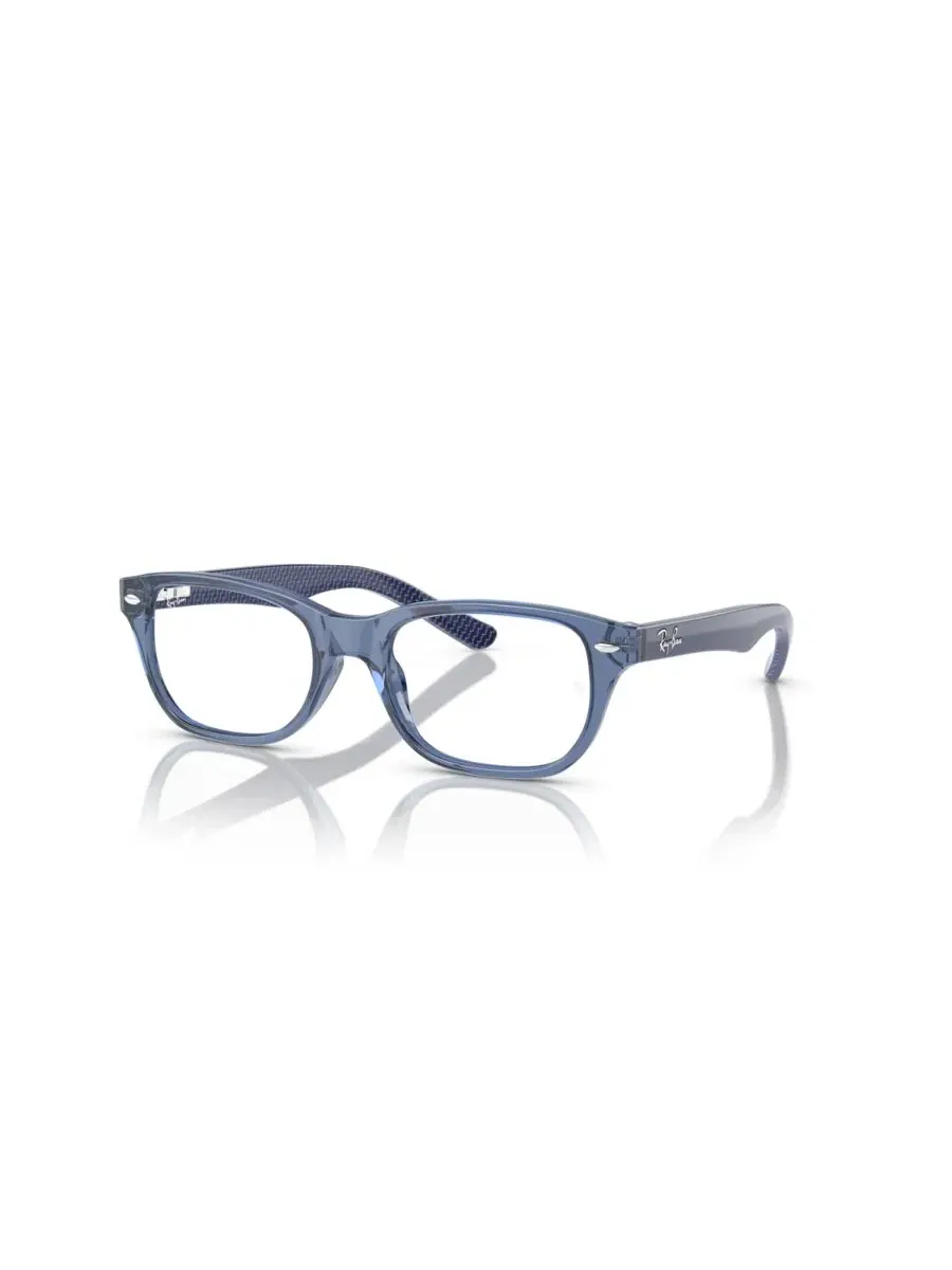 Детские квадратные очки, RB1555 Ray-Ban Jr — изображение 6 из 6, прозрачный синий