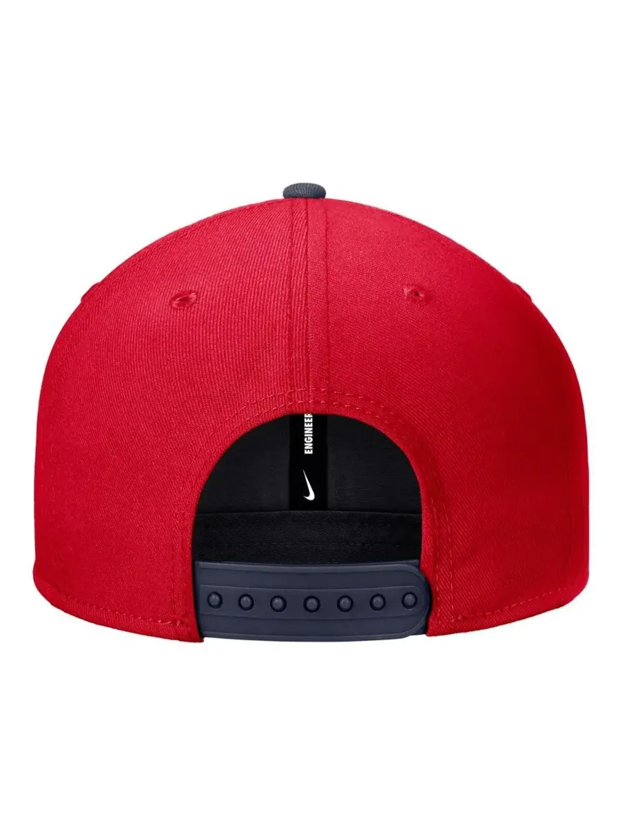 Nike Мужская красная бейсболка UConn Huskies Script Pro Dri-FIT Snapback — изображение 2 из 2, красный