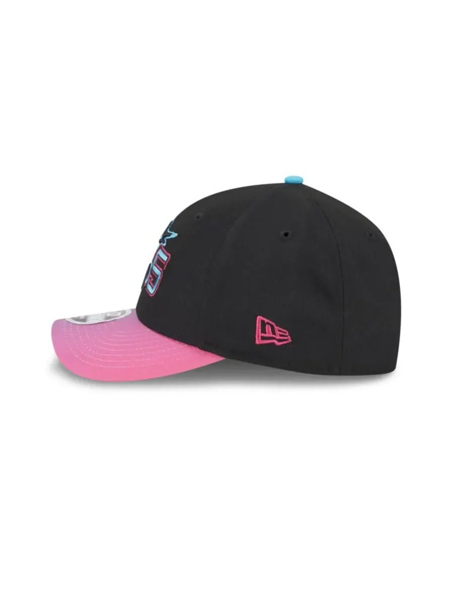 New Era Мужская черная регулируемая бейсболка Miami Marlins 2025 City Connect 9FORTY M-Crown — изображение 4 из 6, черный