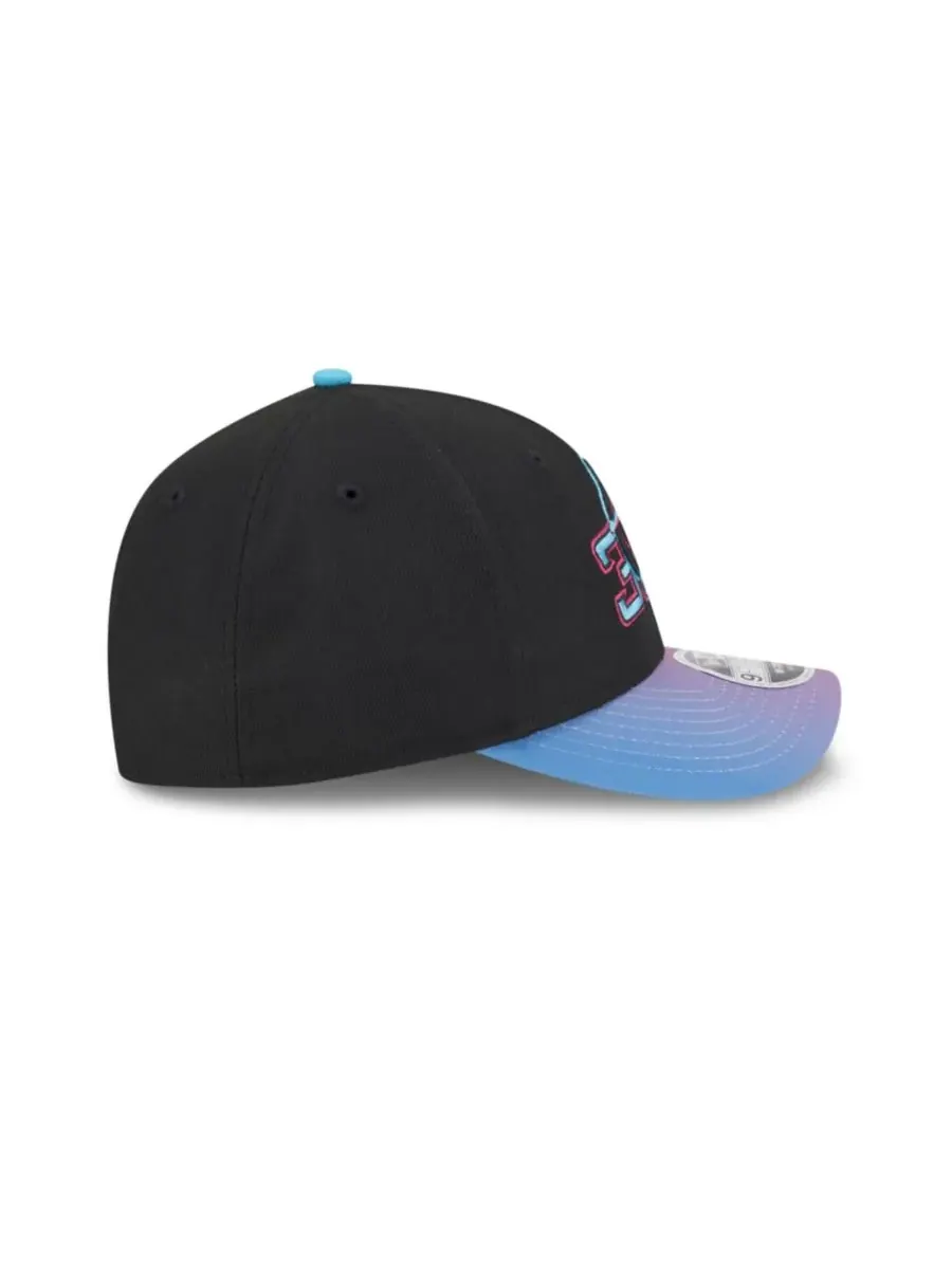 New Era Мужская черная регулируемая бейсболка Miami Marlins 2025 City Connect 9FORTY M-Crown — изображение 6 из 6, черный