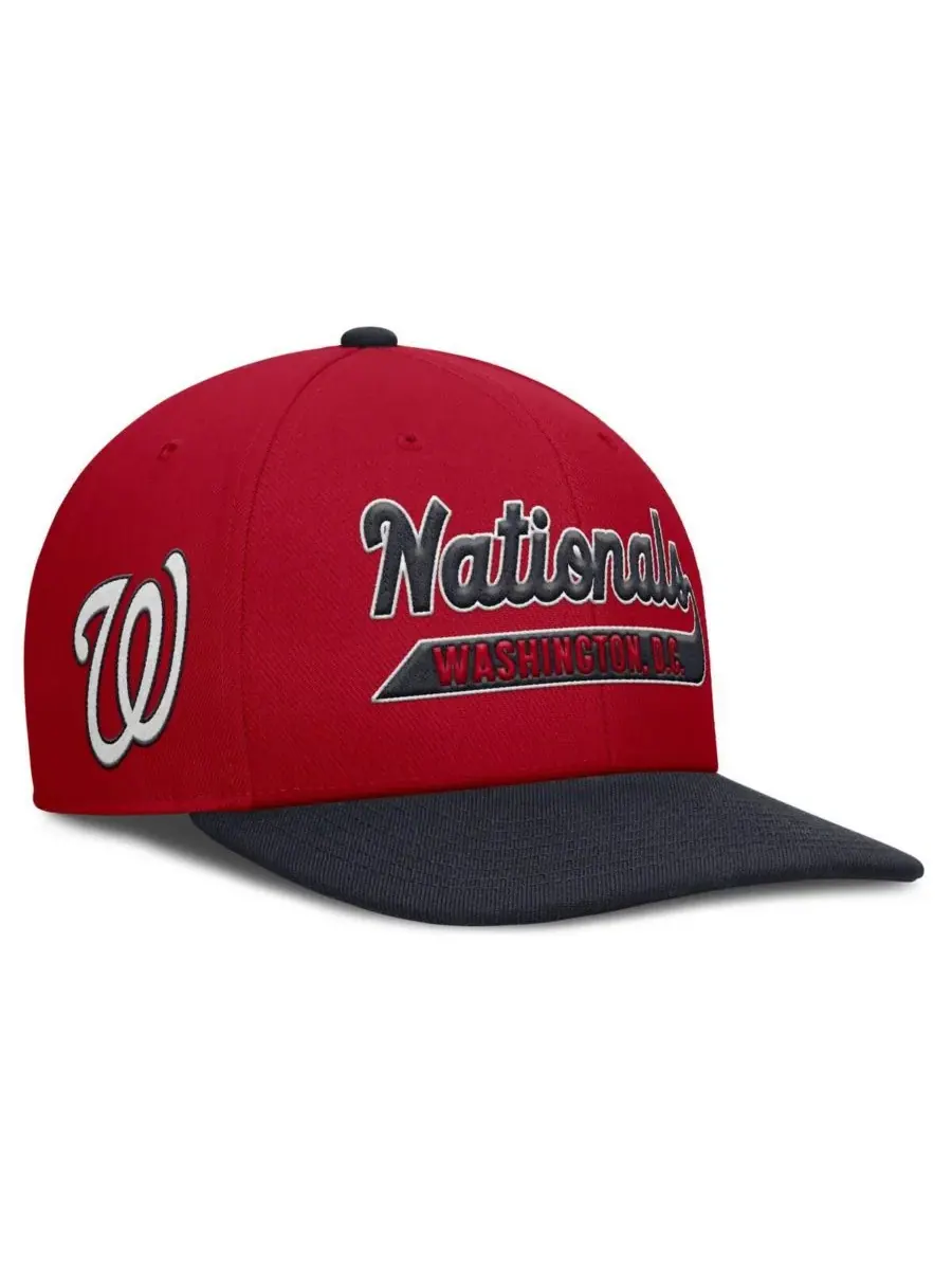 Nike Мужская бейсболка Washington Nationals Pro Performance Snapback красного/темно-синего цвета — изображение 1 из 4