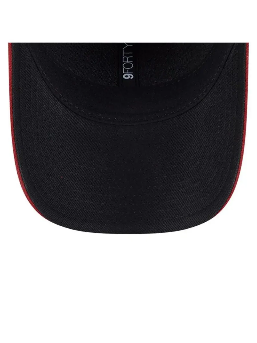 New Era Мужская регулируемая бейсболка Arizona Diamondbacks Player Replica 9FORTY — изображение 2 из 5, черный красный