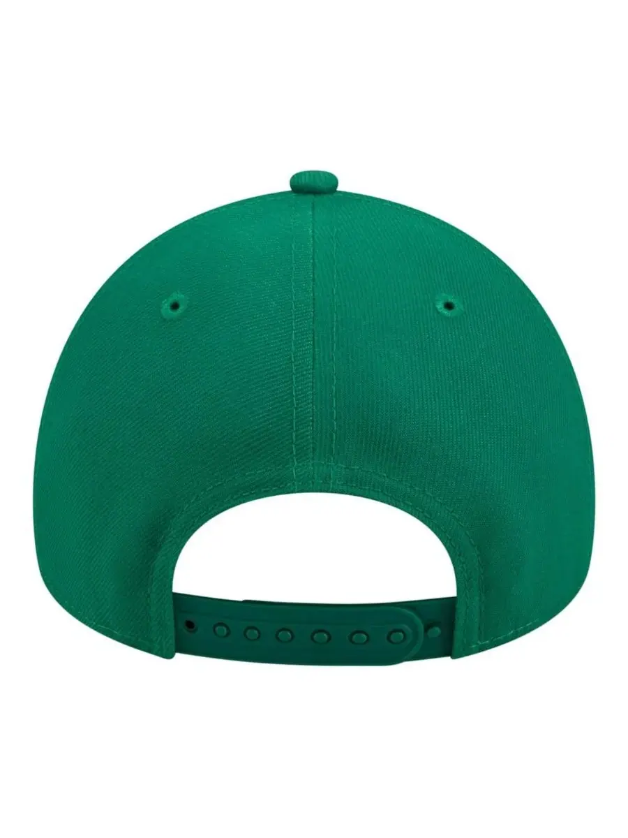 Бейсболка Big Boys and Girls Kelly Green Boston Celtics 9FORTY A-Frame Adjustable Hat New Era — изображение 3 из 5, зеленый