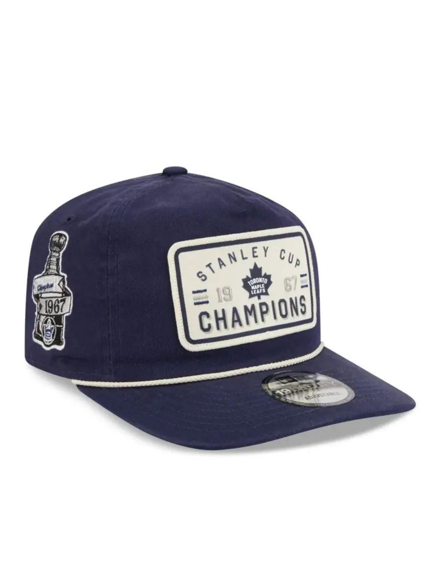 Кепка New Era с принтом Toronto Maple Leafs — изображение 1 из 5, темно-синий
