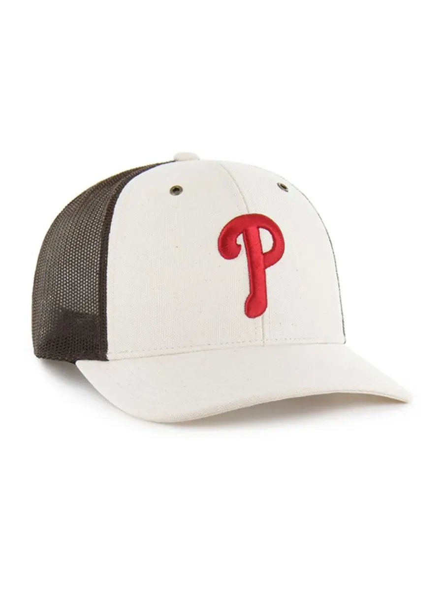 Бейсболка-тракер с козырьком Philadelphia Phillies Carhartt x '47 — изображение 2 из 4, прозрачный