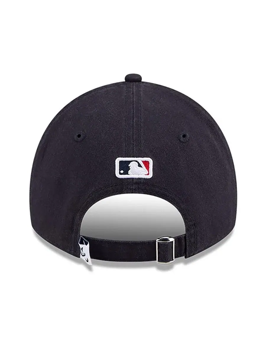 Бейсболка с вышивкой Atlanta Braves Jackie Robinson Day 9TWENTY New Era — изображение 4 из 5, темно-синий