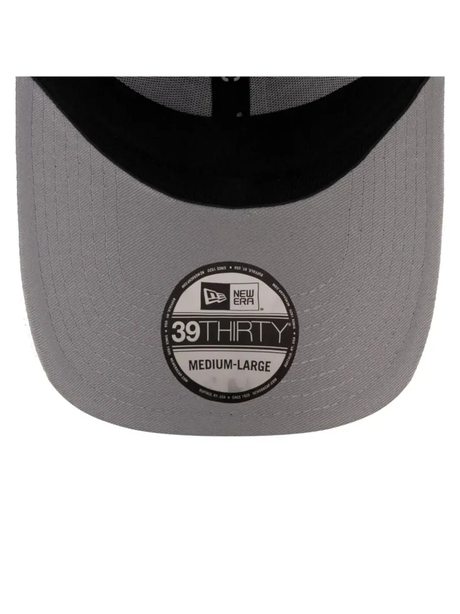 New Era Мужская кепка Carolina Panthers 39THIRTY Flex Hat, черно-синяя, с символикой драфта НФЛ — изображение 2 из 5