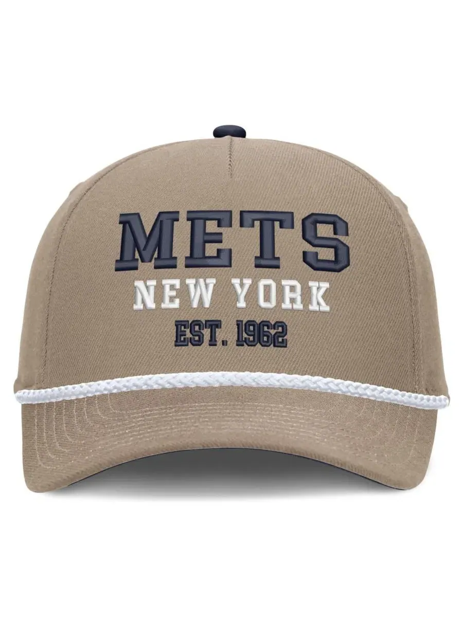 Кепка Nike New York Mets с вышивкой — изображение 2 из 4, хаки темно-синий