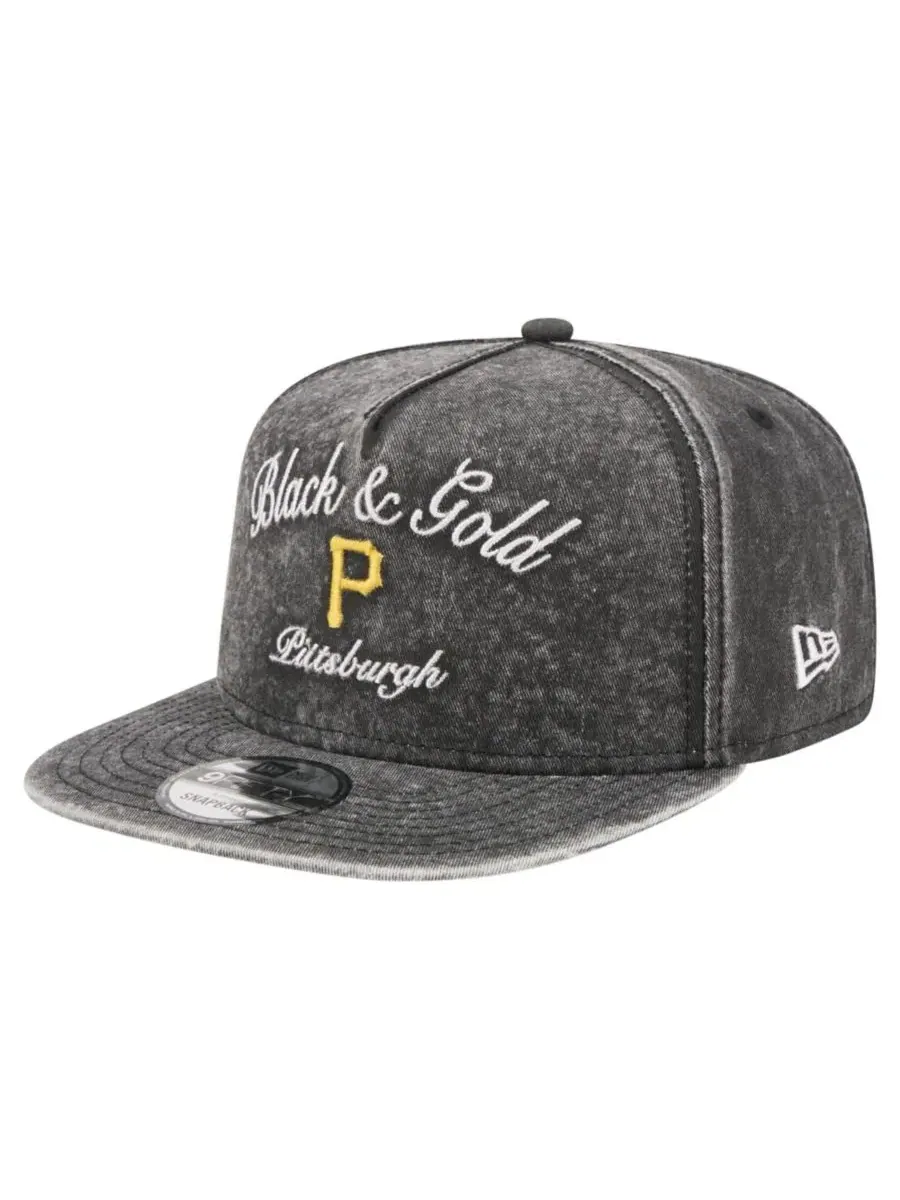 Бейсболка с высокой тульей и принтом Pittsburgh Pirates New Era — изображение 1 из 7, черный