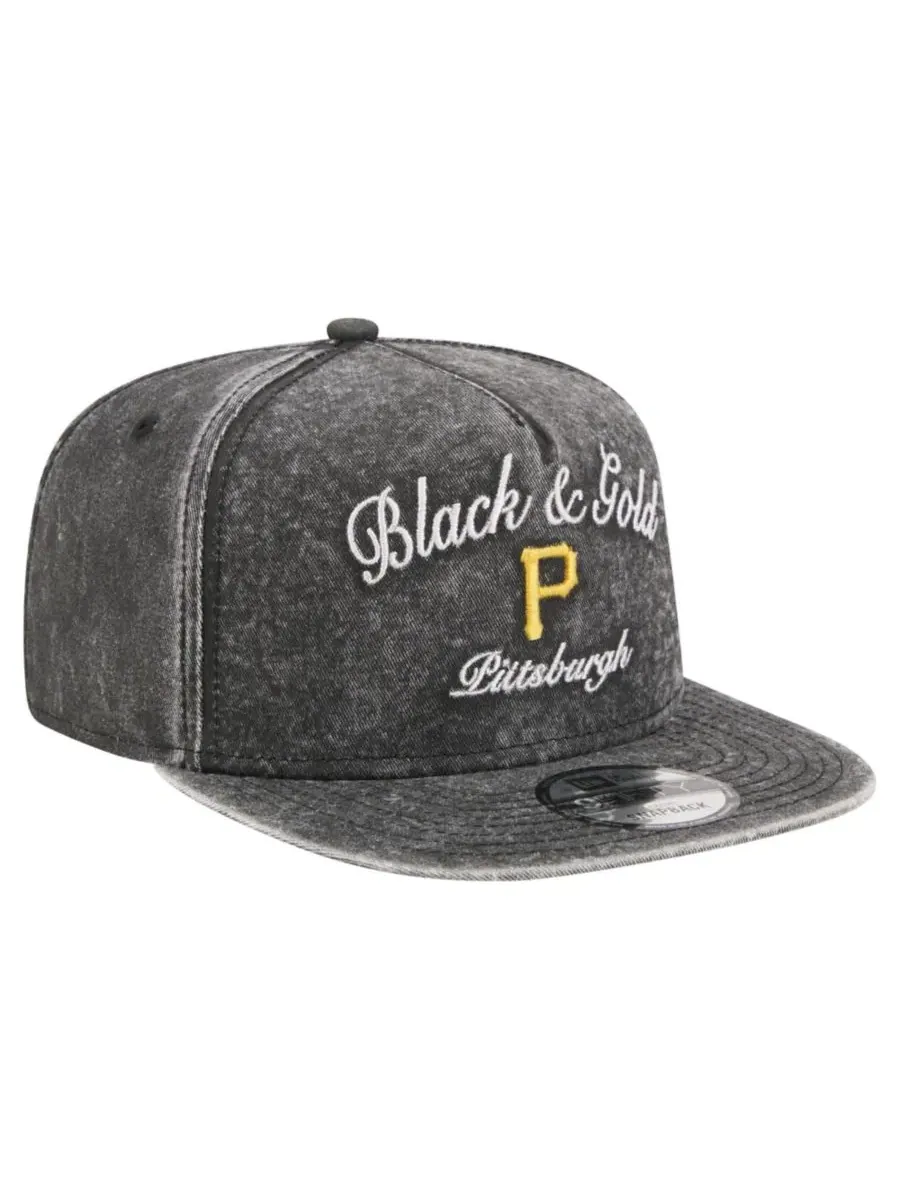 Бейсболка с высокой тульей и принтом Pittsburgh Pirates New Era — изображение 3 из 7, черный