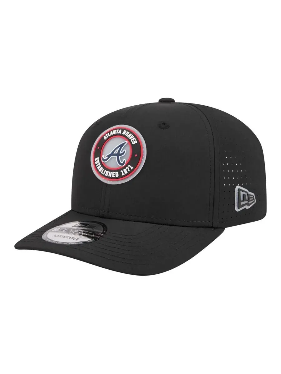 Бейсболка New Era Atlanta Braves Circle 9SEVENTY — изображение 1 из 4, черный