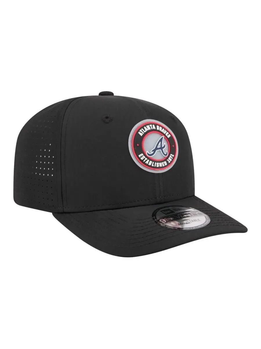 Бейсболка New Era Atlanta Braves Circle 9SEVENTY — изображение 3 из 4, черный
