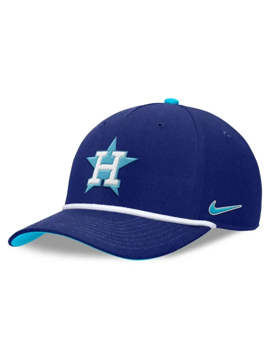 Бейсболка Nike Rise с вышивкой Houston Astros — изображение 1 из 3, королевский