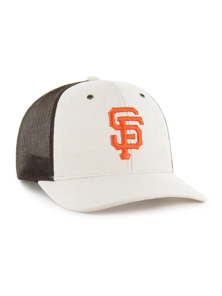 Кепка-тракер с вышивкой San Francisco Giants, модель Trucker Adjustable Hat '47 Brand — изображение 2 из 4, прозрачный