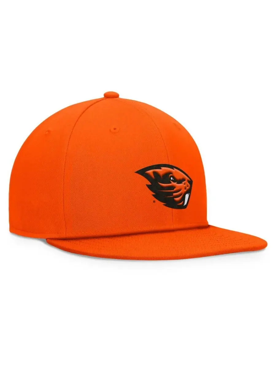 Top of the World Мужская оранжевая бейсболка Oregon State Beavers Fundamental Snapback — изображение 3 из 4, оранжевый